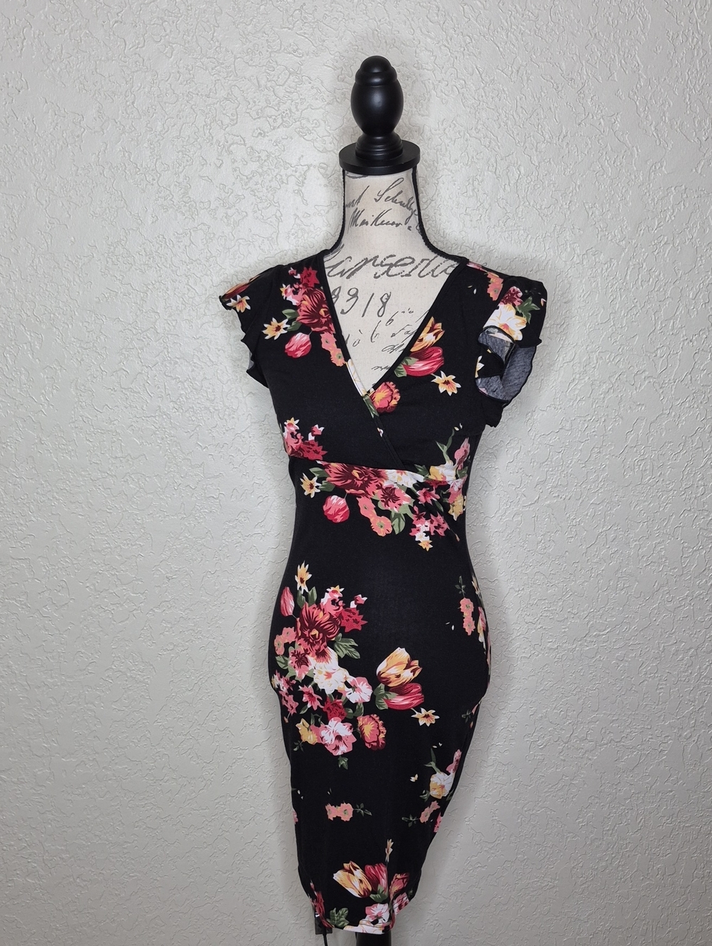 Shein Multicolored Floral Dress Size S/4